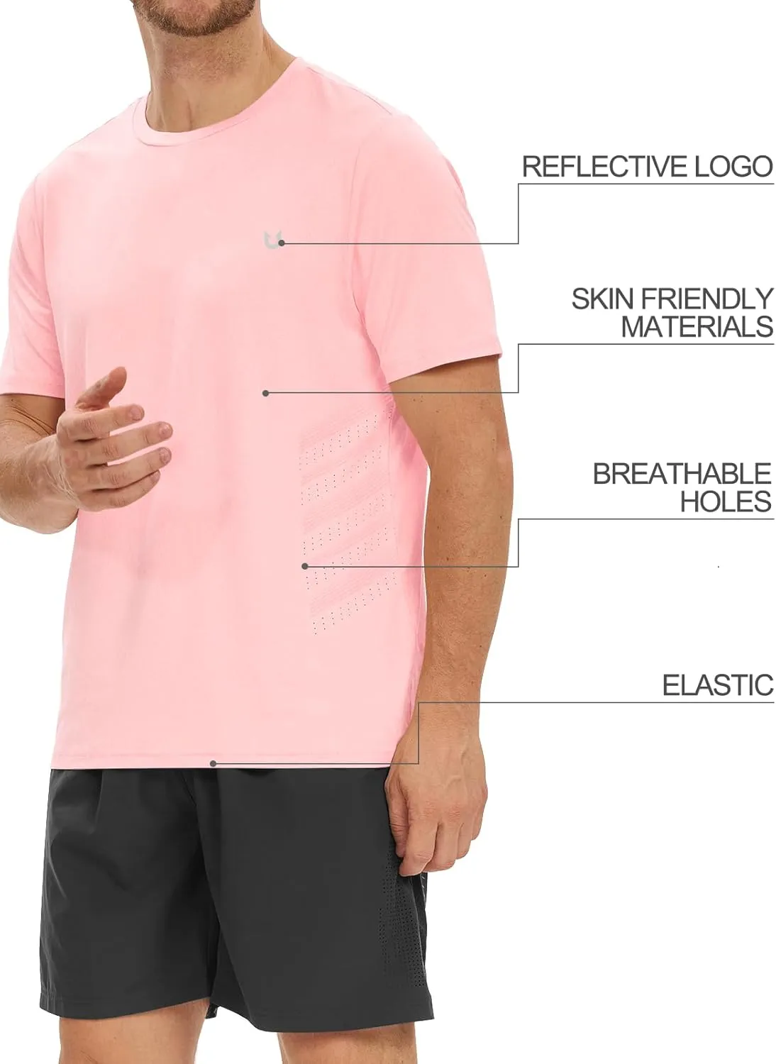NORTHYARD Breathable 2.0 Men's Athletic Workout T-Shirt
