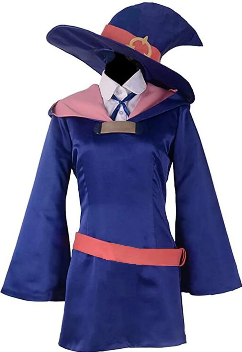 Poetic Walk Women Kagari Atsuko Cosplay Costume School Uniform Halloween Hat Cloak Custom