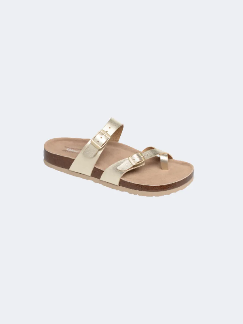 Rugged Gear Cph-Comfort Women Lifestyle Slippers Gold