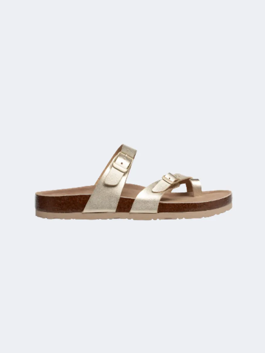 Rugged Gear Cph-Comfort Women Lifestyle Slippers Gold