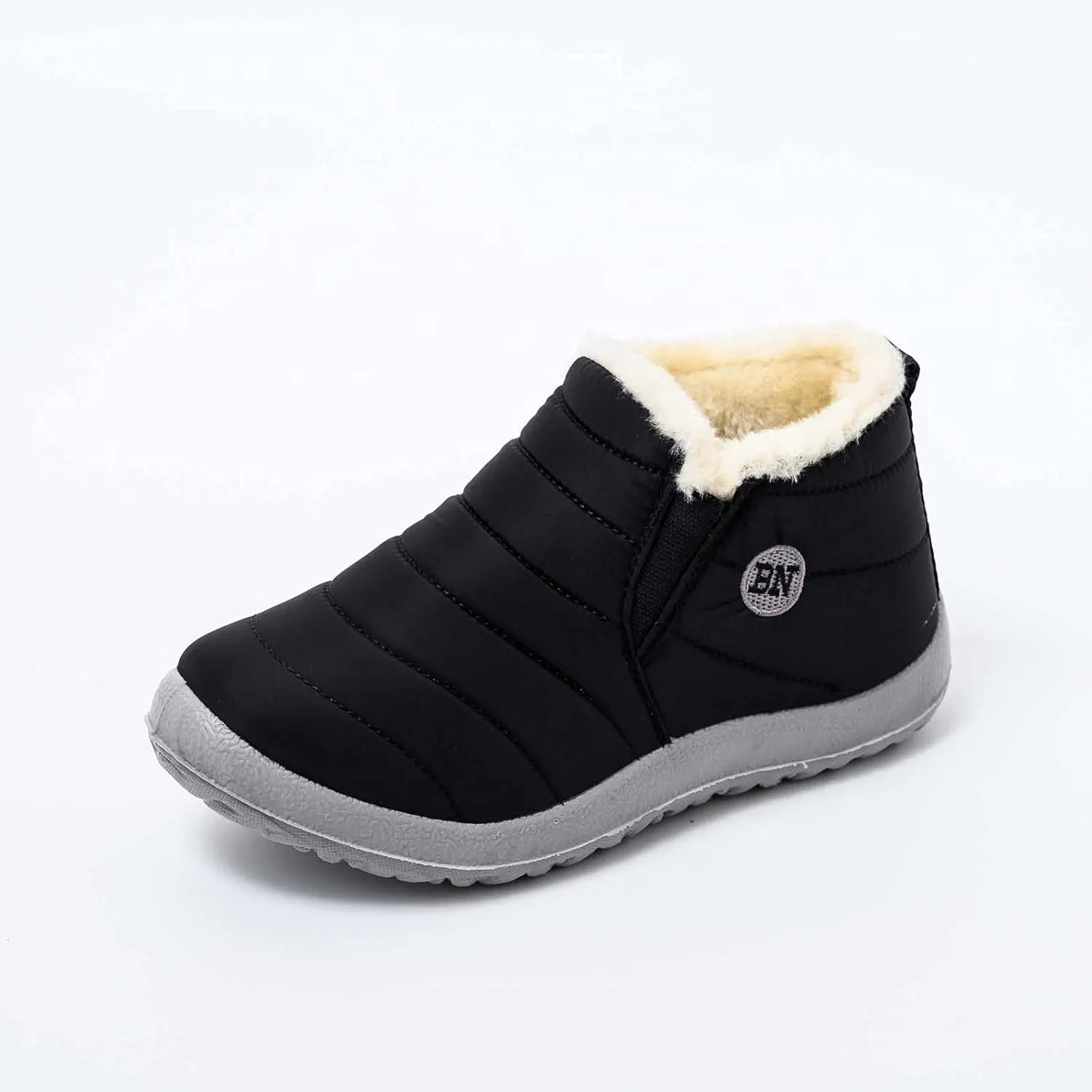 Slip on Winter Boots for Women Tall Snow Boots Women Size 9 Wide Calf Winter Booties for Women 2023 Womens Winter Fur Boots 8.5 Waterproof Womens Boots Lightweight