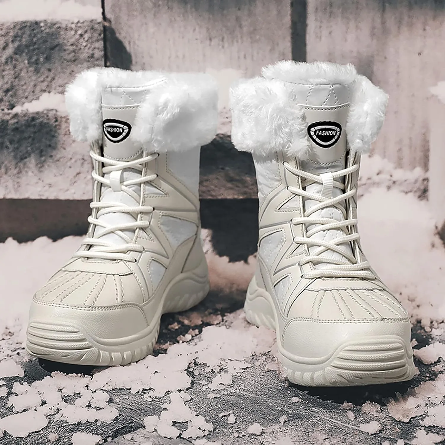 Snow Boots Cute Snow Boots for Women Waterproof Warm Water Shoes for Women Size 8 Snow Boots Womens Snow Boots Wide Sizes Women Boots Winter Shoes Womens Black Hiking Boots Waterproof Lightweight