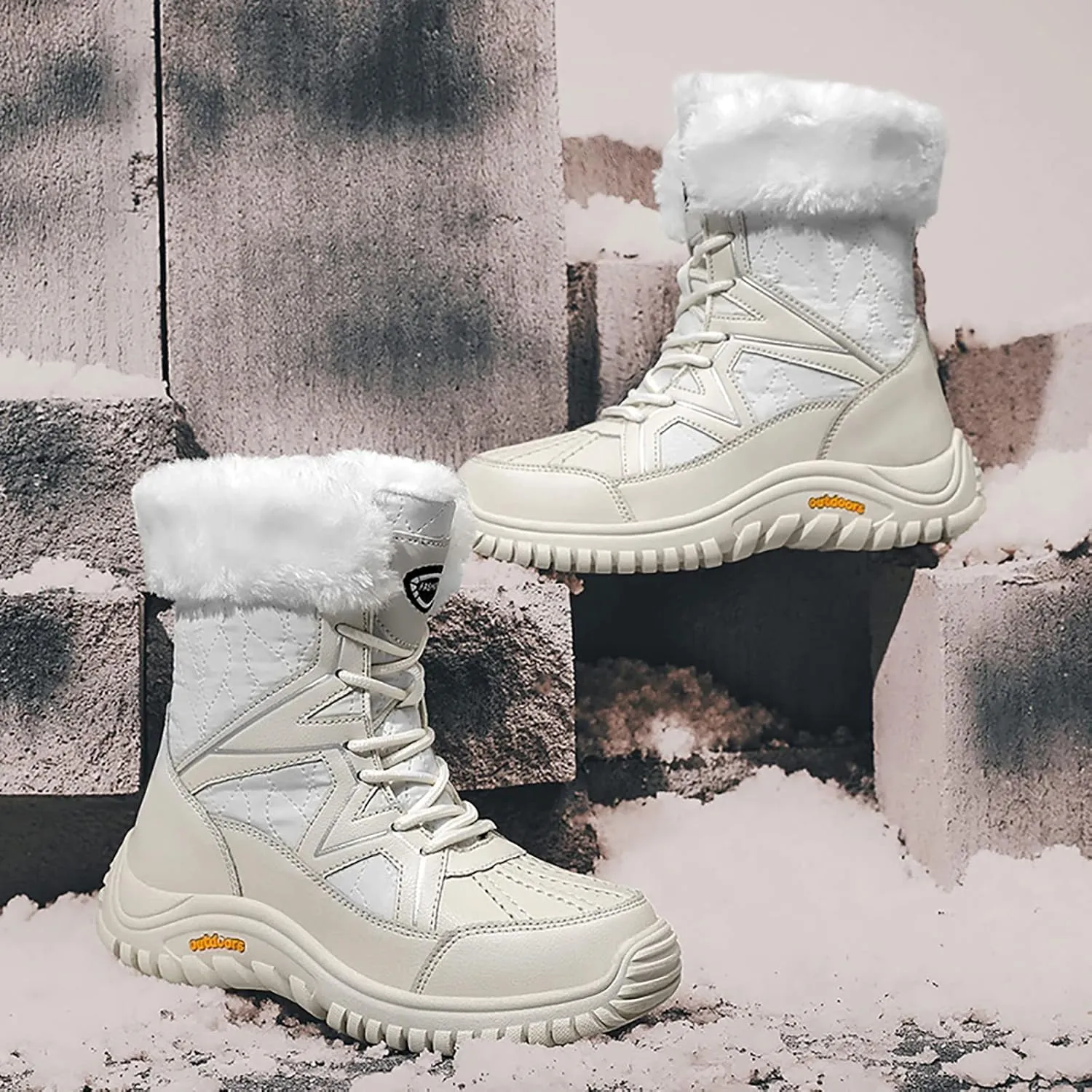 Snow Boots Cute Snow Boots for Women Waterproof Warm Water Shoes for Women Size 8 Snow Boots Womens Snow Boots Wide Sizes Women Boots Winter Shoes Womens Black Hiking Boots Waterproof Lightweight