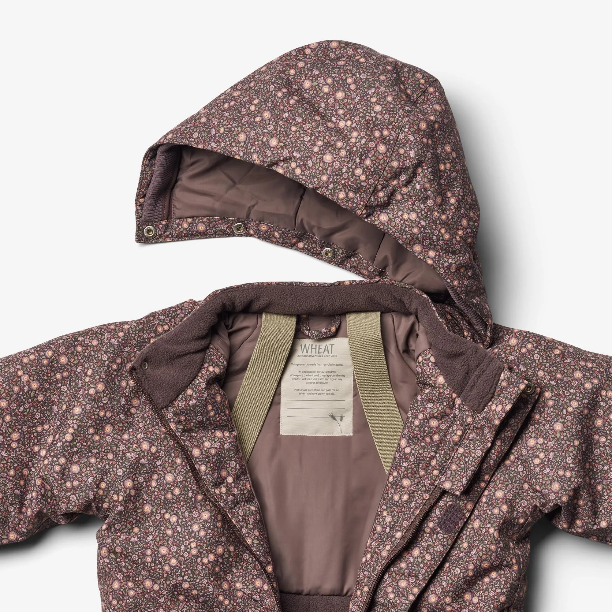 Snowsuit Miko Tech - eggplant buttercups