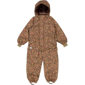 Snowsuit Miko Tech - maroon flowers