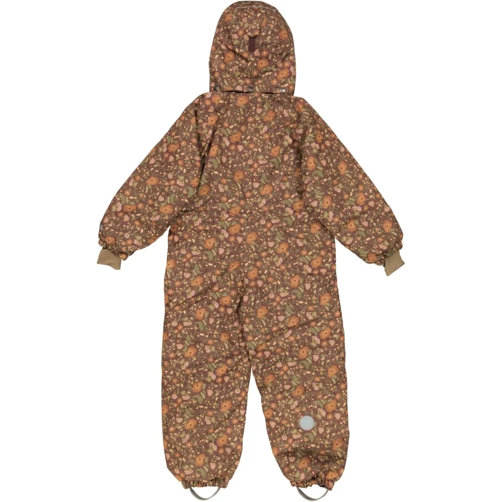 Snowsuit Miko Tech - maroon flowers