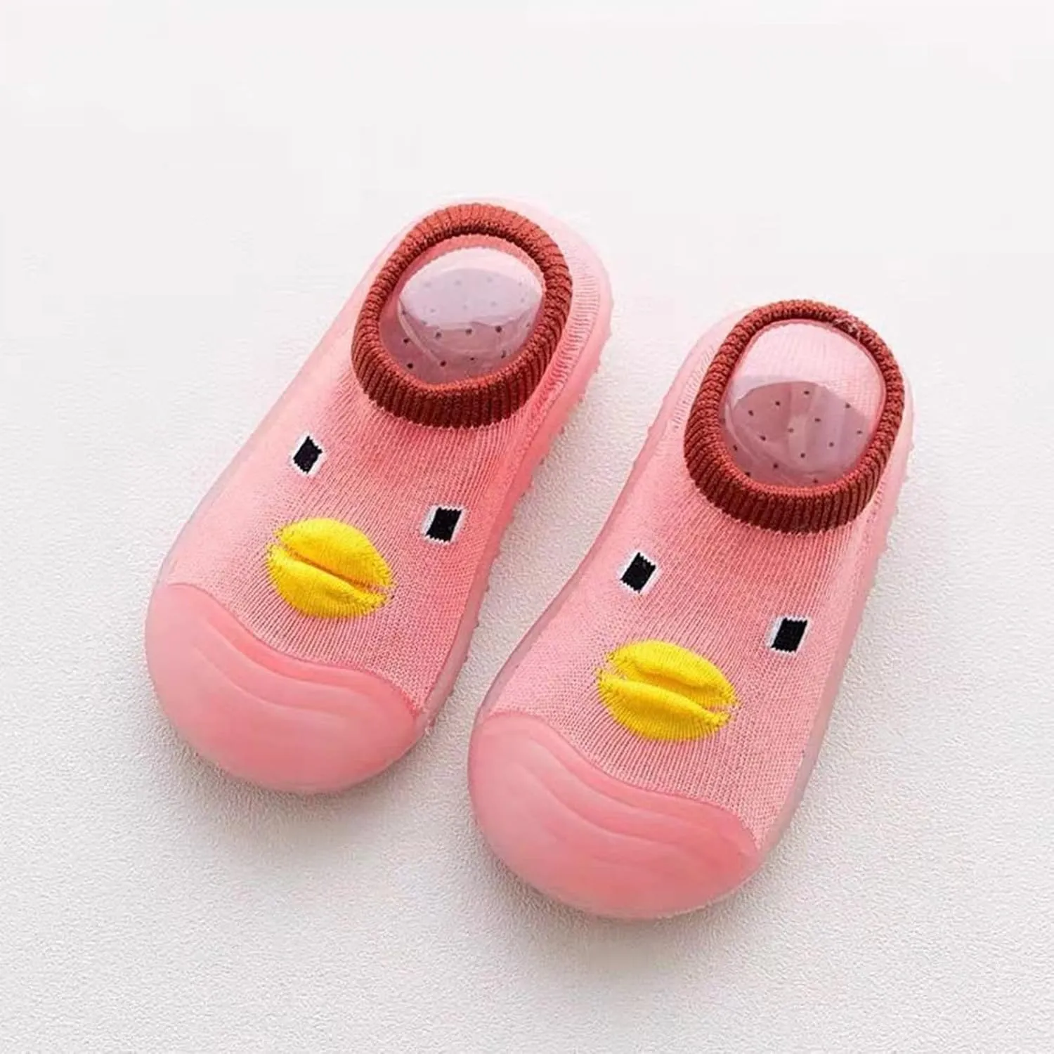 Sock Shoes Toddler,Autumn Winter Boys Girls Floor Socks Shoes Non Slip Cute Cartoon Duck Pattern Baby Girl Shoes
