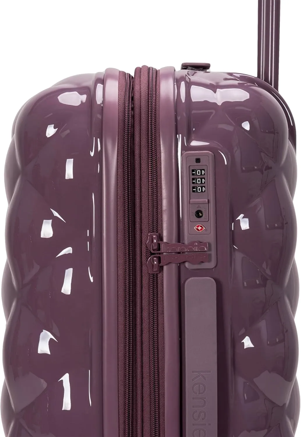 Travelers Club Women's Alluring 3 Piece Luggage Set, Wistful Mauve