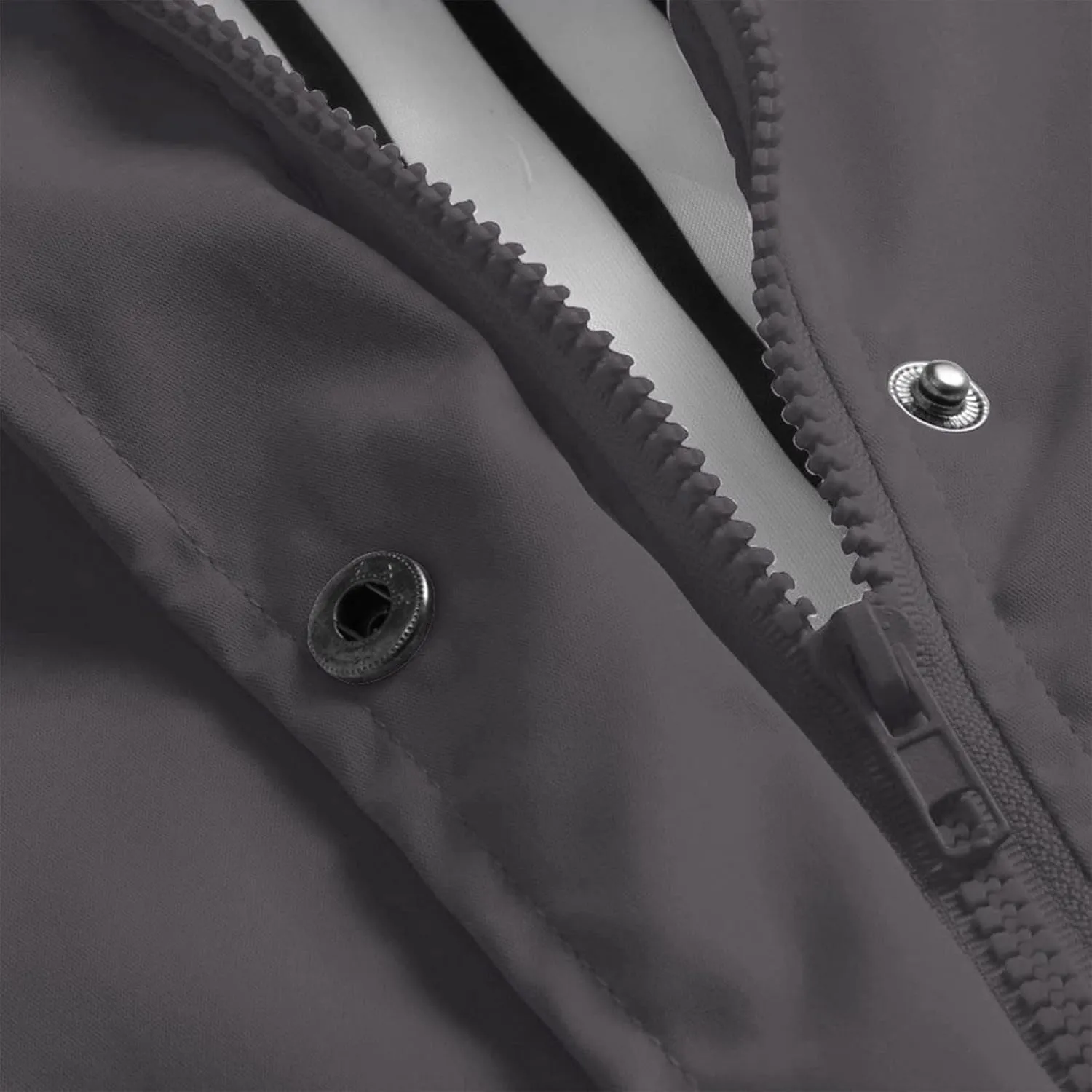 Waterproof Rain Jacket Women Raincoats Hooded Windbreaker Jacket Casual Long Sleeve Rain Jacket With Pockets