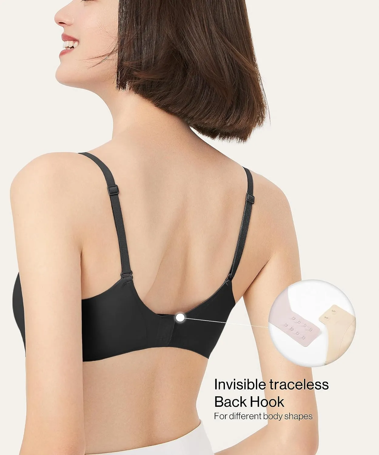 Women's Breathable OneSize Wireless Seamless Diamond Vest Bra