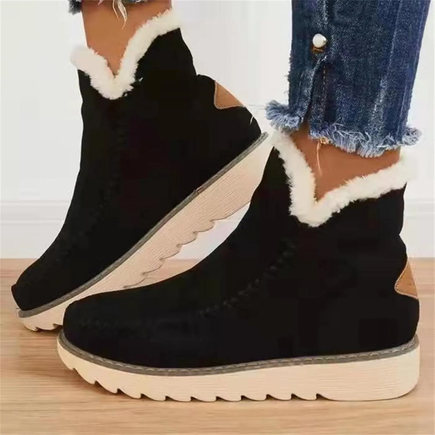 Women's Snow Boots Waterproof Insulated Winter Boots for Women Waterproof Snow Size 10 Womens Wide Snow Boots Wide Width Women Waterproof Boots Wide Calf Snow Boots Wide Calf Women