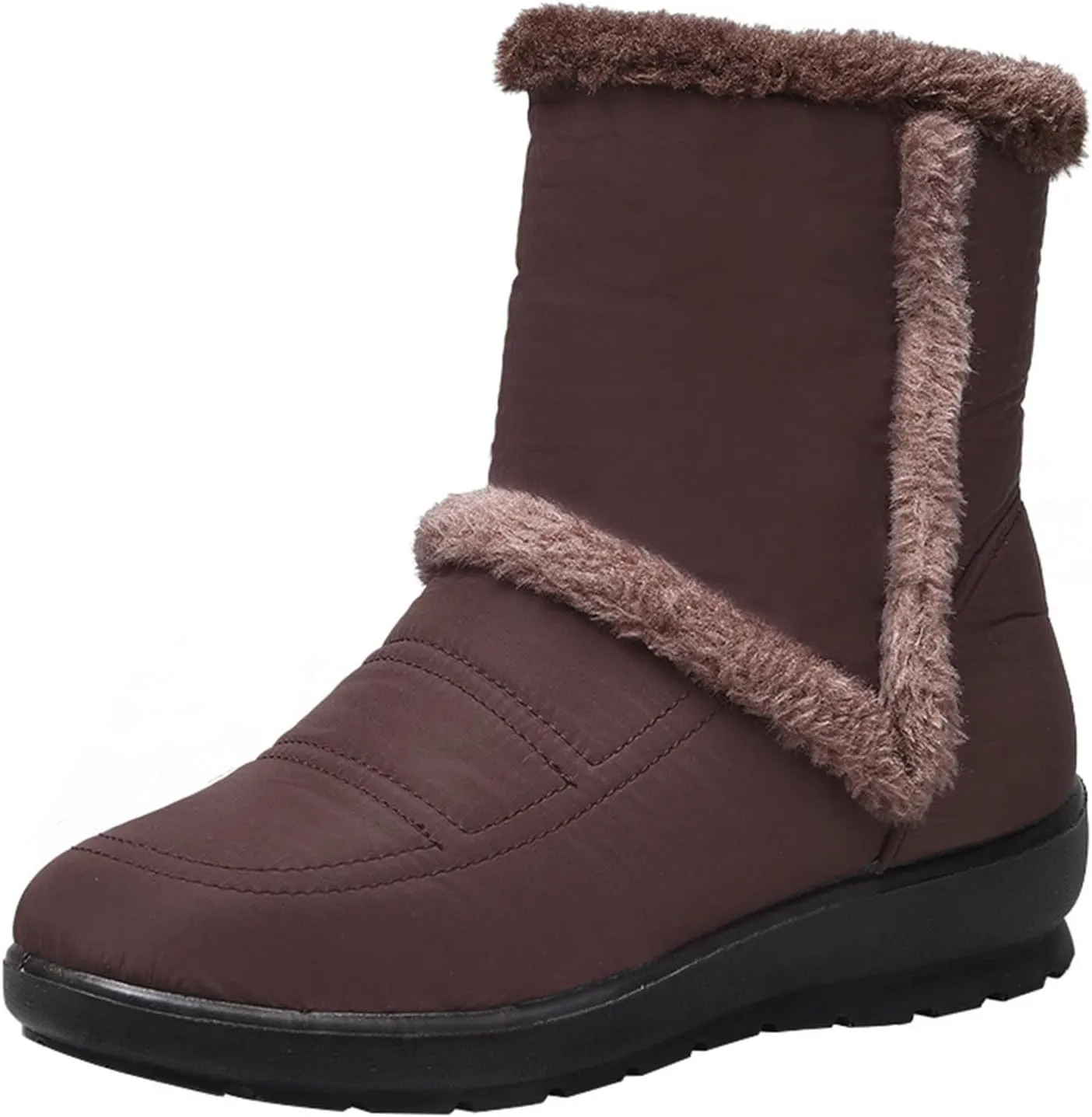 Women's Snow Boots Waterproof Snow Boots Warm Ankle Shoes Cold Weather Outdoor Work Boots Teens Winter Boots