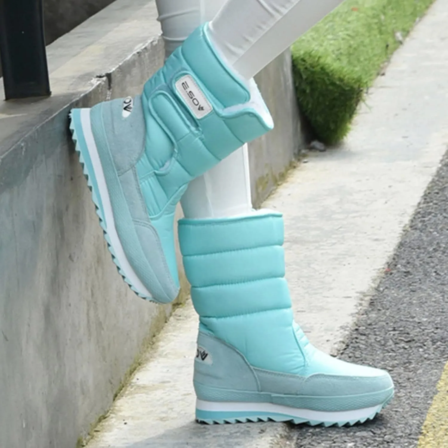 Women's Snow Boots Wide Width 9.5 Women's Snow Boots Ankle Short Fur Boots Womens Insulated Snow Boots Size 9 Outdoor Boots Women Brown Botas De Invierno Para Mujer Negras Largas