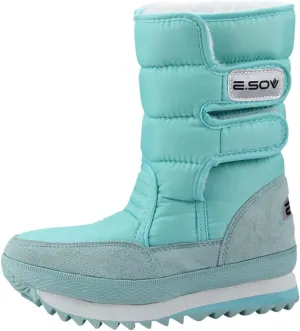 Women's Snow Boots Wide Width 9.5 Women's Snow Boots Ankle Short Fur Boots Womens Insulated Snow Boots Size 9 Outdoor Boots Women Brown Botas De Invierno Para Mujer Negras Largas
