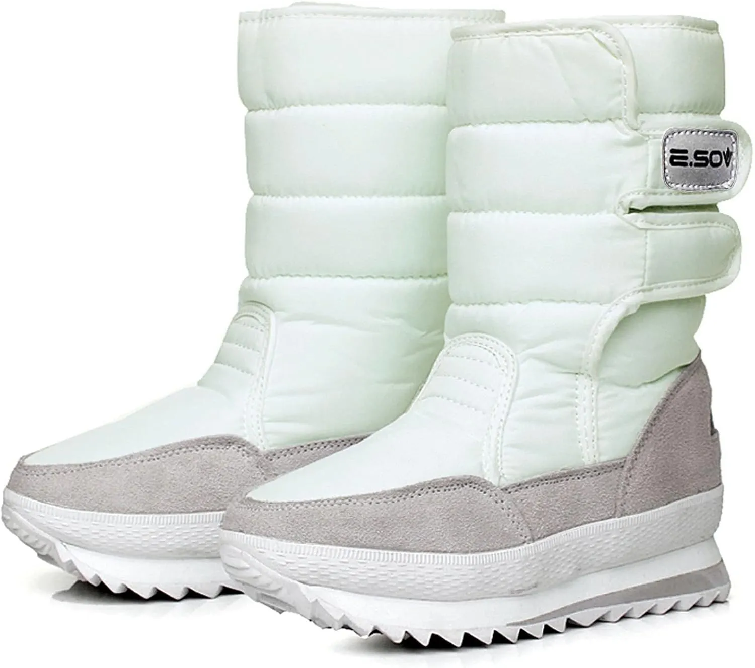 Women's Snowboard Boots Women Waterproof Snow Boots Women's Boots Winter Leather Non Slip Snow Boots Womens Knee High Botas Termicas Para El Trabajo De Mujer
