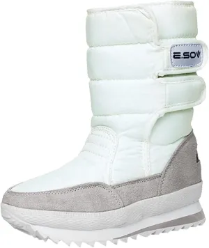Women's Snowboard Boots Women Waterproof Snow Boots Women's Boots Winter Leather Non Slip Snow Boots Womens Knee High Botas Termicas Para El Trabajo De Mujer